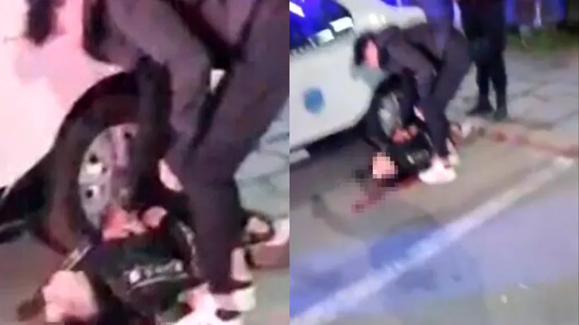 Jandarmii din Brăila, acuzați că au bătut un tânăr. Jandarmeria: „Victima” avea o eșarfă roșie la gât, nu sânge (VIDEO)