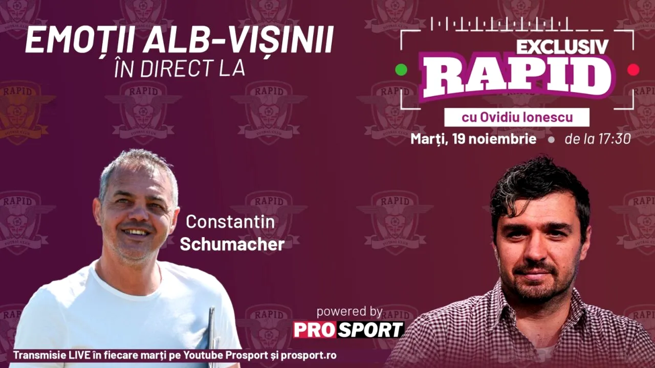 Ne pregătim de CFR Cluj - Rapid la „EXCLUSIV RAPID