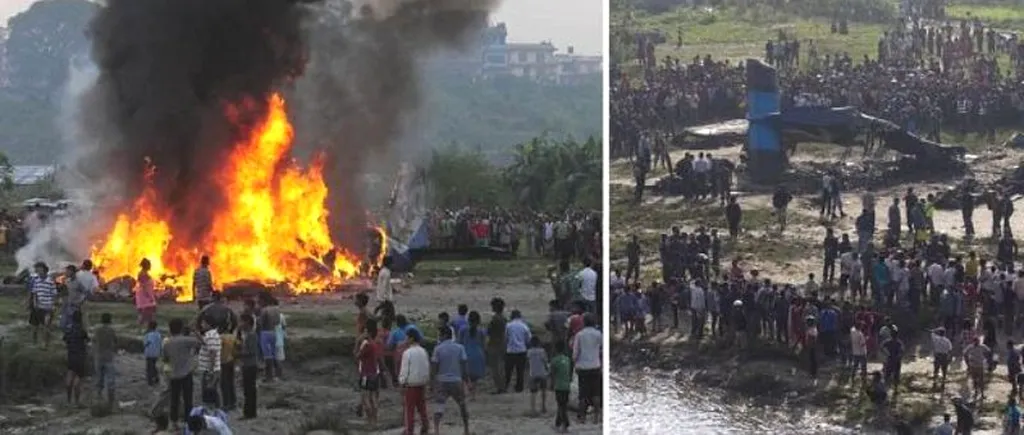 ACCIDENT AVIATIC. 19 persoane au murit în apropiere de aeroportul din Katmandu 
