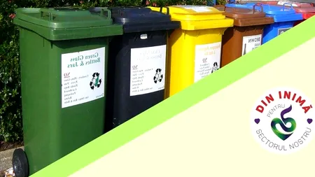 SALUBRIZARE 5: Locuitorii Sectorului 5 își pot ridica personal etichetele și recipientele pentru pubele (P)