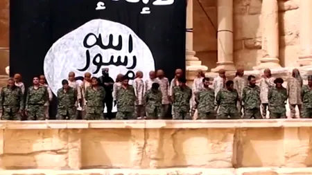 Statul Islamic a difuzat o înregistrare video a unei execuții în masă în orașul antic Palmira din Siria