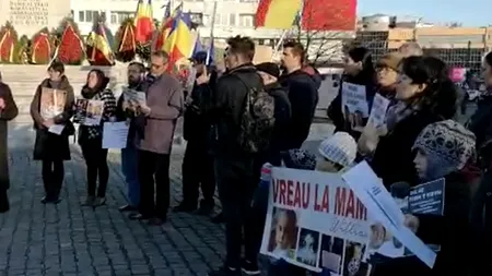 Miting de solidaritate la Cluj pentru familia Smicală: Peste 150 de participanți - VIDEO 