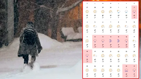 Prognoza Accuweather actualizată. Pe ce dată vine prima ninsoare în București