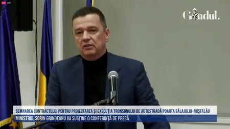 Sorin Grindeanu, despre firmele care au câștigat cel mai mare CONTRACT din istoria CNAIR: „Avem experiențe pozitive cu ambele companii”