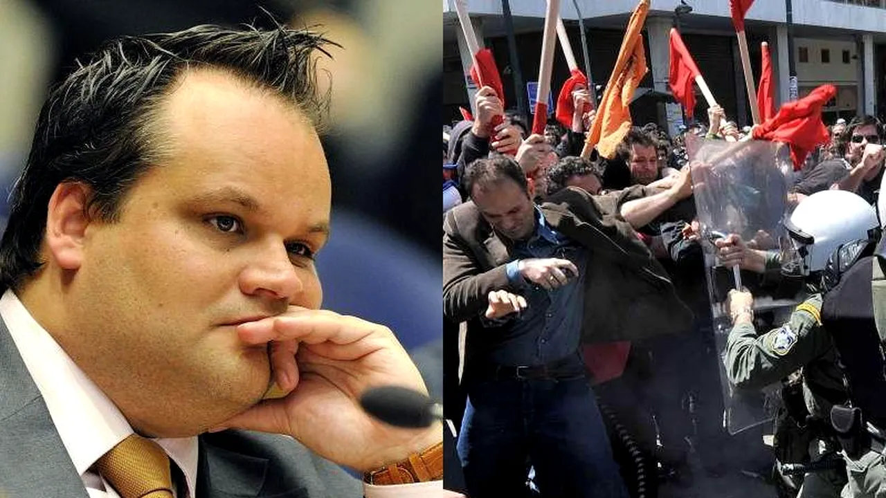 După ce au fost criticați dur de olandezi, grecii arată cu degetul spre căderea guvernului de la Amsterdam: 