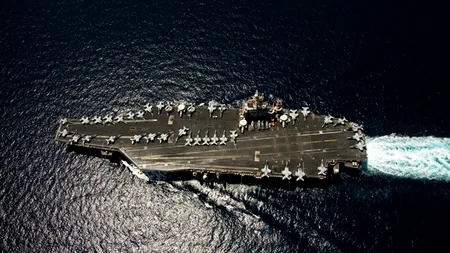 Port-avionul american USS Abraham-Lincoln a traversat Strâmtoarea Ormuz și părăsit Golful, unde situația este 