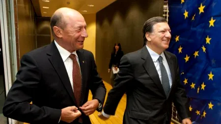 ÎNTÂLNIRE BARROSO - BĂSESCU LA BRUXELLES. Președintele Comisiei Europene a reiterat sprijinul său pentru aderarea României la Schengen