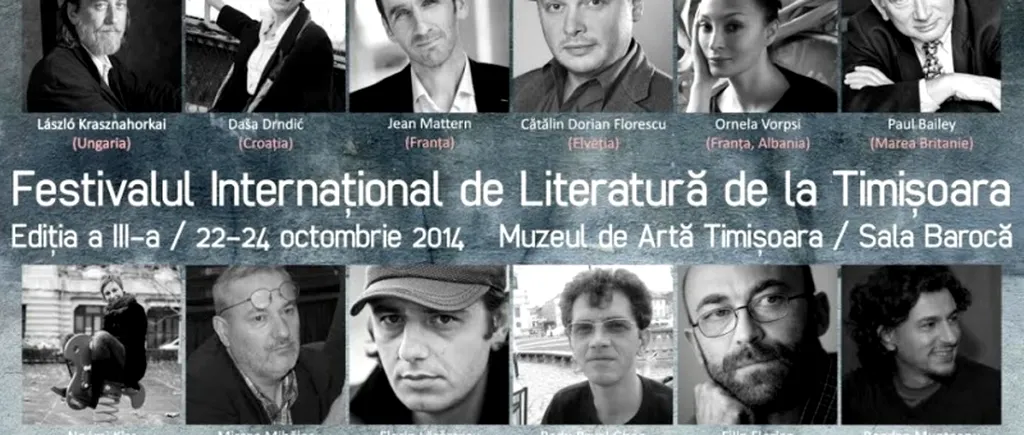 Lecturi publice în premieră absolută, la Festivalul Internațional de Literatură de la Timișoara