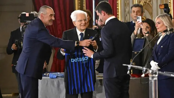 Chivu, față în față cu președintele Italiei. Ce a ținut să-i spună antrenorul campioanei Inter
