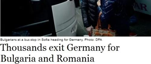 Mii de români și bulgari din Germania se întorc în fiecare lună acasă