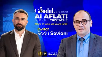 „Ai Aflat! cu Ionuț Cristache” începe marți, 17 iunie, de la ora 15.00, live pe Gândul. INVITAT: Radu Soviani