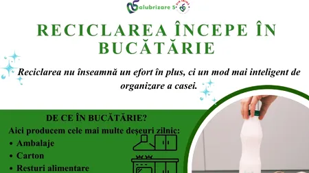 (P) Salubrizare S5. Reciclarea începe în bucătărie