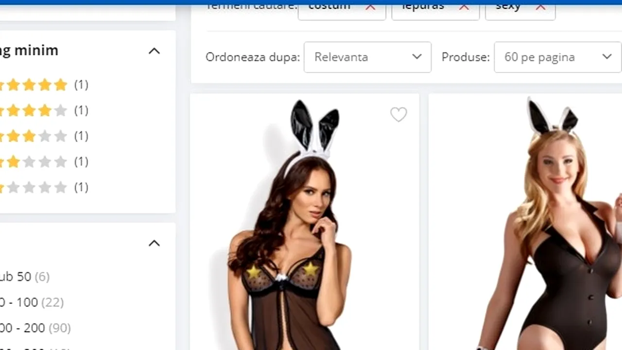 De la „costum iepuraș sexy