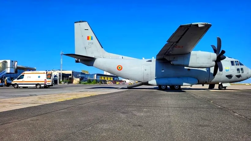 O aeronavă a Armatei Române a zburat din Polonia în Danemarca pentru a ajuta trei pacienți ucraineni