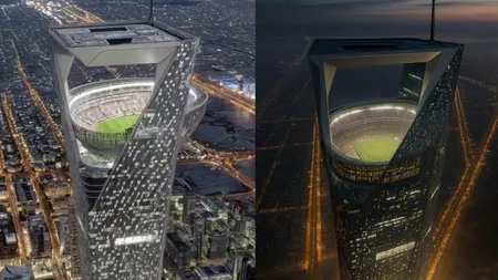 La 350 de metri înălțime. Liderul Arabiei Saudite ridică primul stadion suspendat din istorie pentru Cupa Mondială din 2034