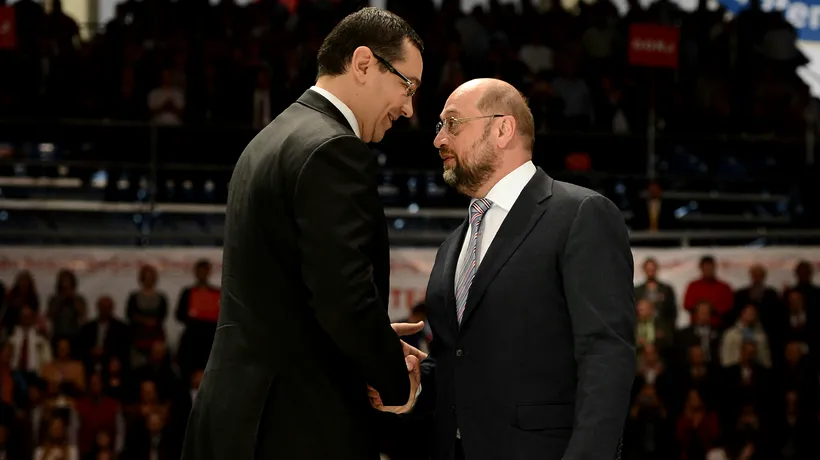 Ponta: E inadmisibil ca Băsescu să îl jignească pe Schulz
