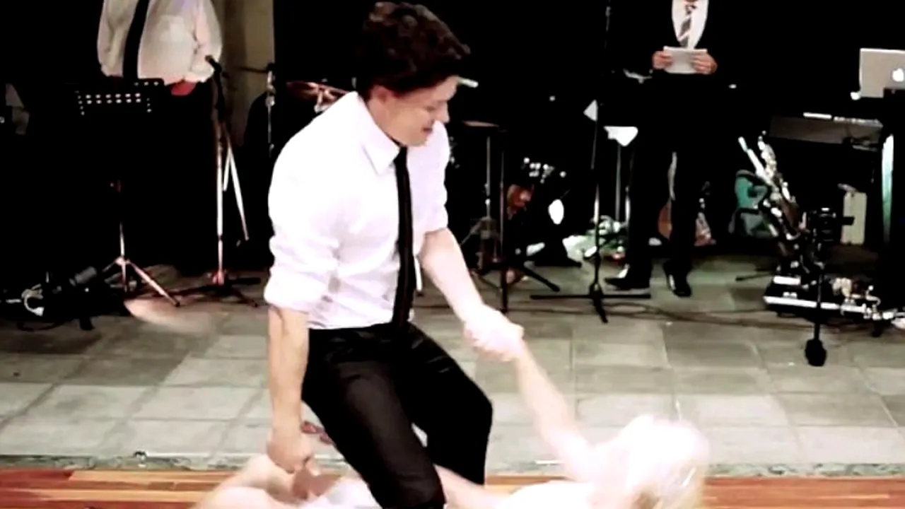 FOTO+VIDEO. Probabil cel mai reușit dans de nuntă