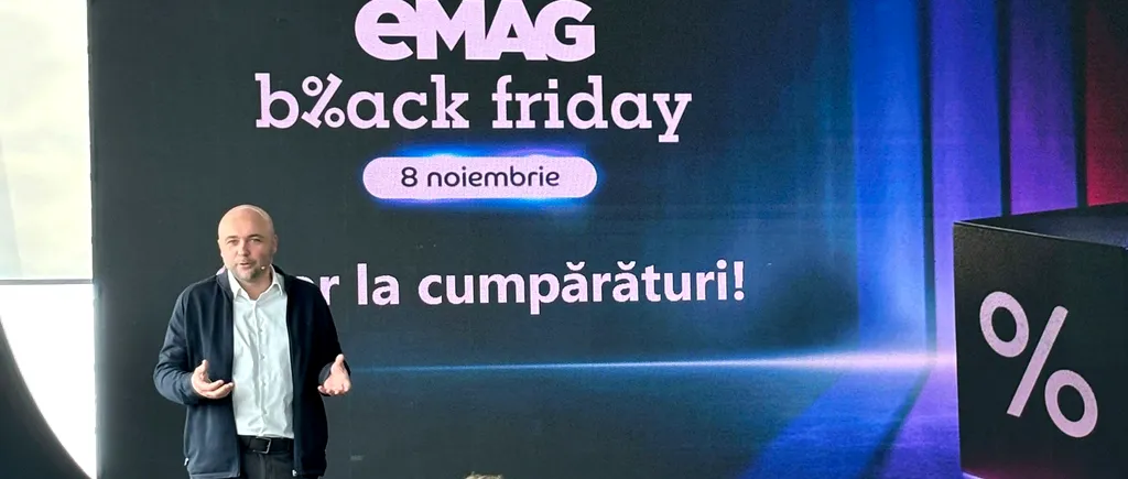 eMAG aduce peste 1,5 milioane de oferte la cel mai bun preț din an pe 8 noiembrie. Care sunt ele mai inedite oferte de BLACK FRIDAY