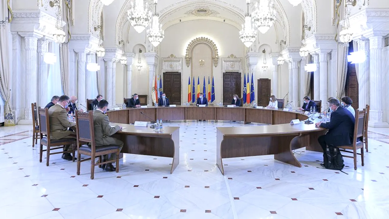Klaus Iohannis, conferință de presă după o nouă ședință privind gestionarea pandemiei de COVID-19. Cine a fost invitat la Cotroceni