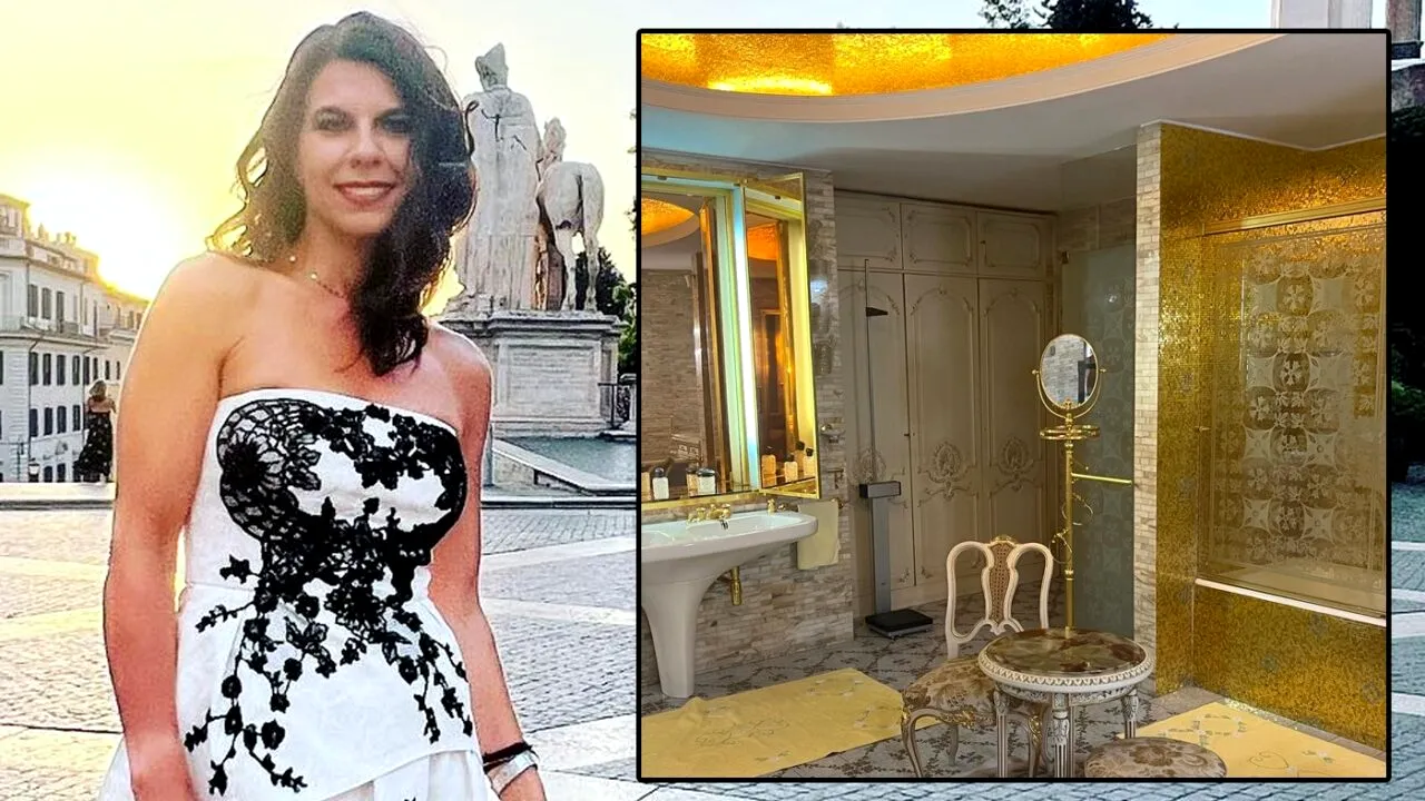 Geppi Cucciari, vacanță în România. Reacția actriței din Italia când a văzut baia de aur a lui Nicolae Ceaușescu din Primăverii