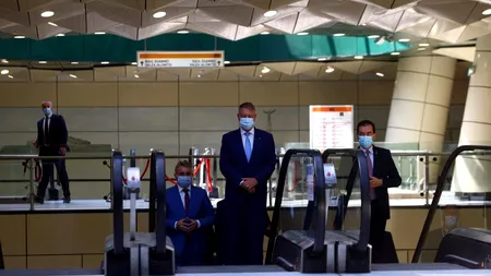 Magistrala de metrou M5 (Eroilor- Drumul Taberei) s-a deschis traficului. Iohannis: „Această linie risca să devină un fel de legendă, o legendă a amânărilor”