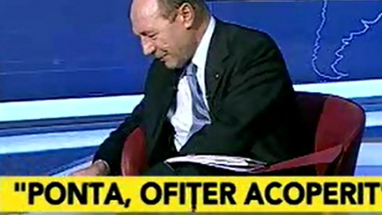 ANALIZĂ Mediafax Monitorizare: Cum s-a văzut la televiziunile de știri declarația lui Băsescu despre Ponta - FOTO