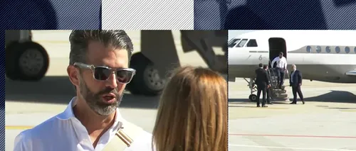 Donald TRUMP Jr. a sosit la București / Fiul fostului președinte al SUA participă la evenimentul Trump Business Vision