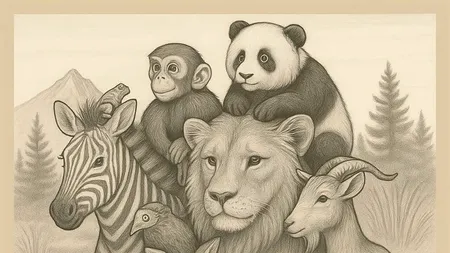 TEST | Ai IQ-ul lui Nikola Tesla dacă știi câte animale sunt, de fapt, în această fotografie