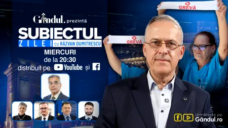 „Subiectul Zilei”cu Răzvan Dumitrescu începe miercuri, 29 iulie, de la ora 20:30, live pe Gândul. Senatorul AUR Petrișor Peiu, dezvăluiri din culisele crizei politice