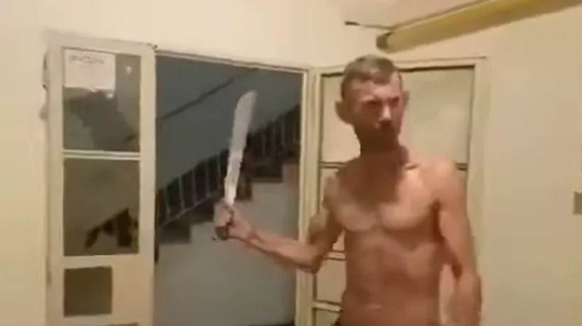 Un brăilean și-a terorizat vecinii. „Jilava a făcut ravagii cu maceta în bloc: „Urla că ne taie, că ne omoară - VIDEO