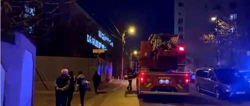 VIDEO. Incendiu la Școala 54 din București / Viceprimar: „Personalul școlii a fost prompt și a evacuat școala”