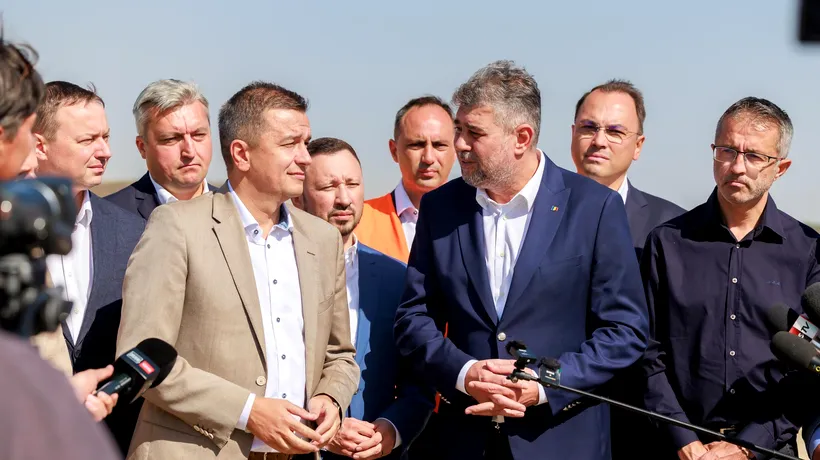 Ministrul Transporturilor, Sorin Grindeanu promite că până la finalul anului viitor, minim 250 de km de autostradă vor fi daţi în circulaţie”