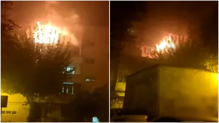 Polițiști bucureșteni răniți în timp ce salvau din flăcări patru bătrâni. Agenții au fost transportați la spital