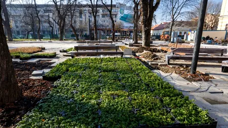 GALERIE FOTO | Un parc din Cluj a fost deschis pentru public, dar la fața locului încă este șantier