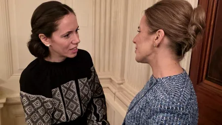 Mirabela Grădinaru s-a întâlnit cu soția președintelui polonez, Karol Nawrocki, la Casa Albă