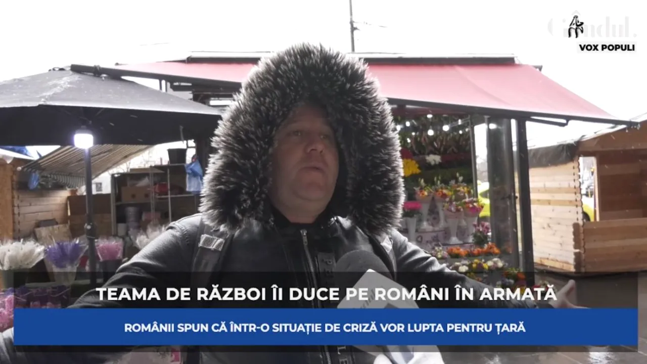 GÂNDUL VOX POPULI. Se tem românii de armată și război? (VIDEO)
