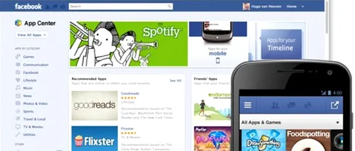 Facebook își lansează propriul magazin on-line de aplicații. Ce poți cumpăra