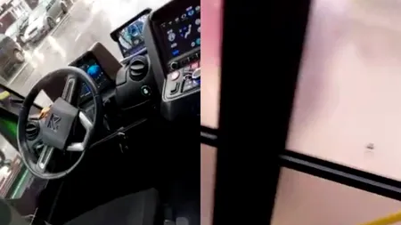 VIDEO | Călători „uitați” în autobuz, cu ușile închise, la Suceava: „Am bătut în geam, să ne audă cineva”