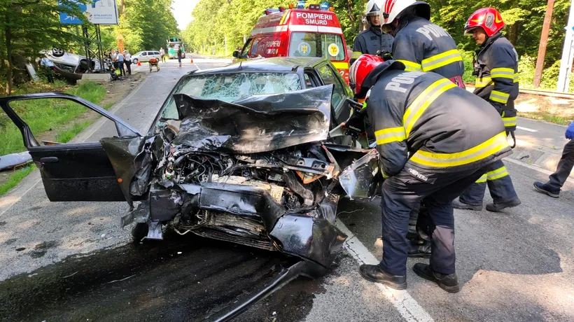 Accident cu 3 morți și 2 răniți pe drumul Sibiu-Păltiniș. Printre victime este și un copil de 15 ani
