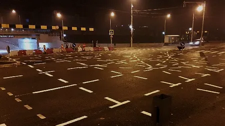 Intersecția din Timișoara care a devenit virală pe Facebook. Marcajele „speciale