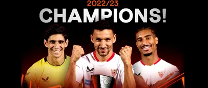 FC Sevilla, RECORD fabulos în Europa League! A câștigat a 7-a finală din istoria competiției