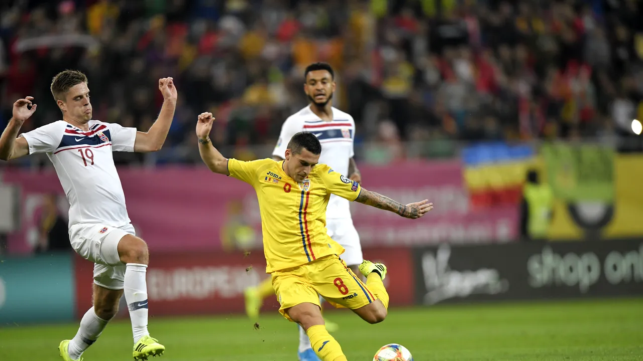 România - Norvegia, scor 1-1. Tricolorii, egalați în prelungiri / Aproape 30.000 de copii și însoțitori, prezenți la meciul naționalei