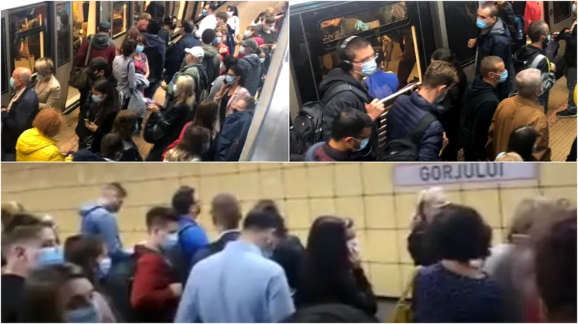 Încă un incident la metrou a dus la formarea de aglomerații în mai multe stații ale Magistralei 3. Explicația Metrorex