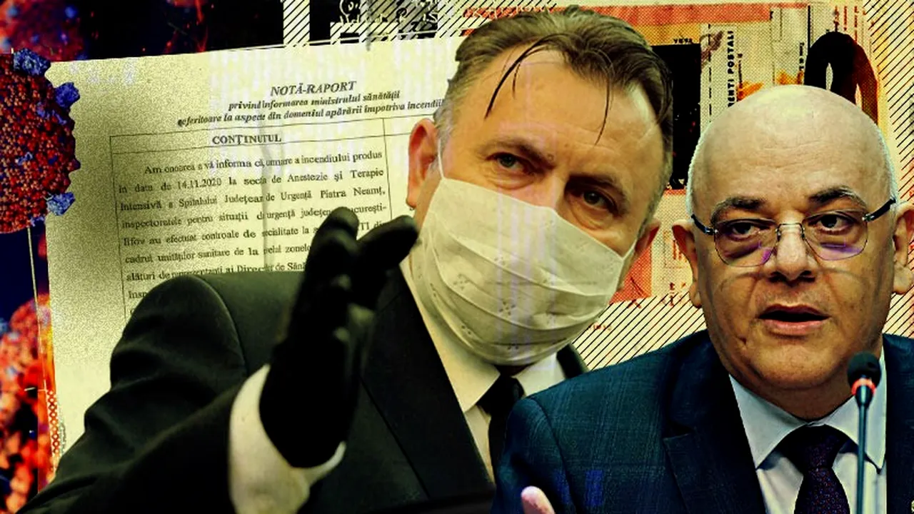 DOCUMENT. Ce scoate la iveală raportul semnat de Raed Arafat și adresat lui Nelu Tătaru, după tragedia de la ATI Neamț: spitale fără autorizaţie de securitate la incendiu şi instalaţii electrice improvizate