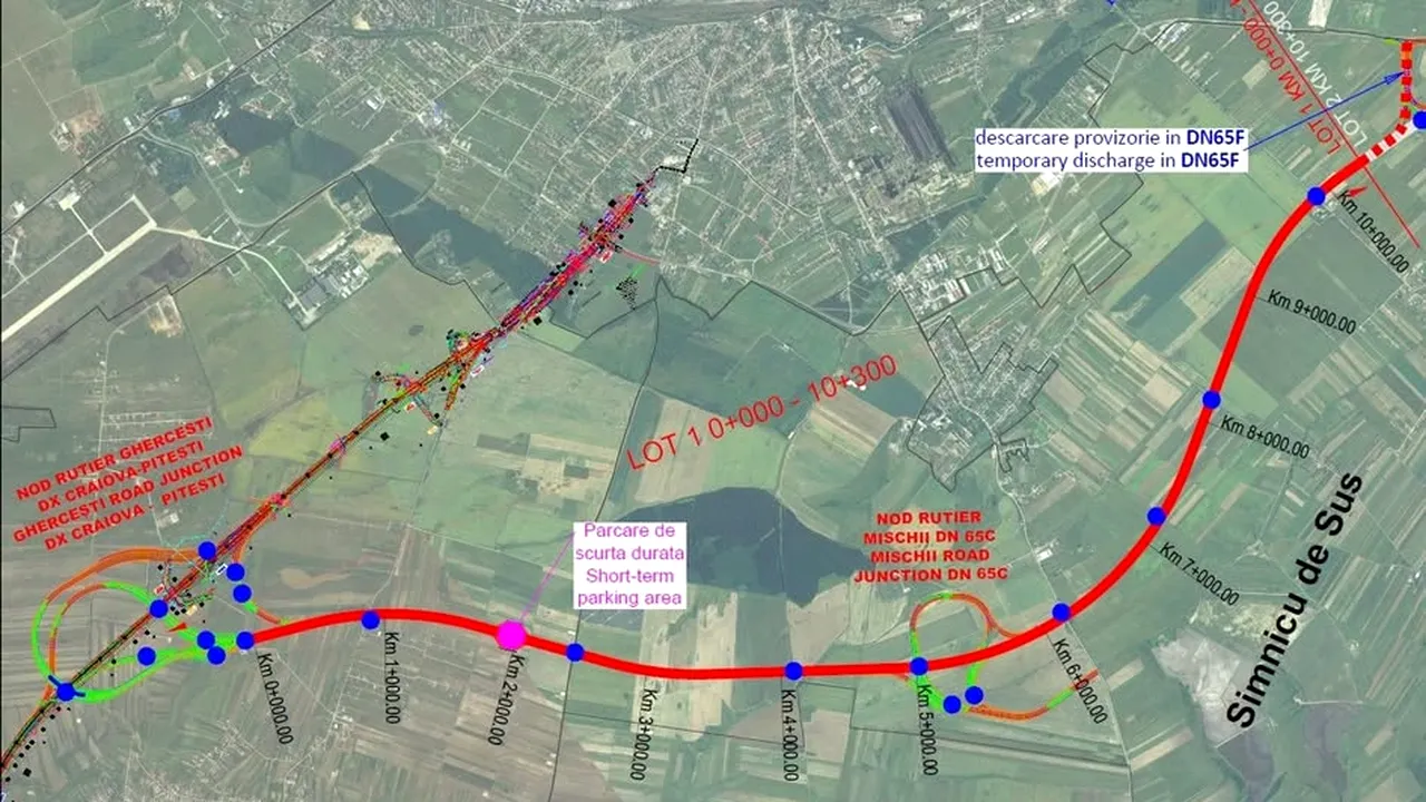 Primul lot al autostrăzii Craiova-Filiași, secțiune a drumului de mare viteză Craiova - Târgu Jiu, adjudecat.