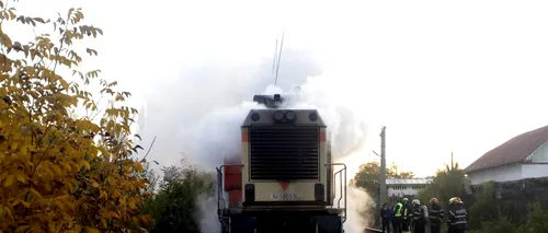 Incident în gara din Cluj: Incendiu la locomotiva trenului internațional de Viena. Călătorii au fost evacuați