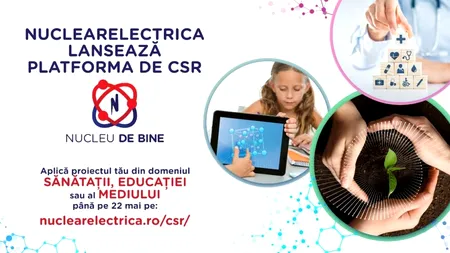 SN Nuclearelectrica SA lansează Platforma CSR “Nucleu De Bine”