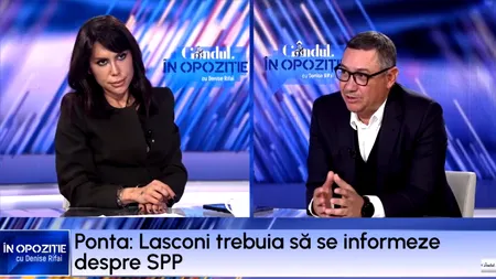 Victor PONTA despre candidatura Elenei Lasconi la președinție: 