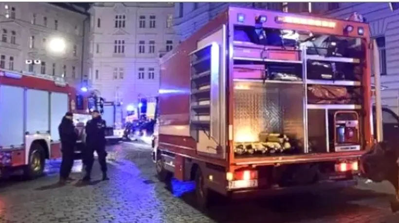 Cel puțin doi morți și nouă răniți într-un incendiu produs în Praga