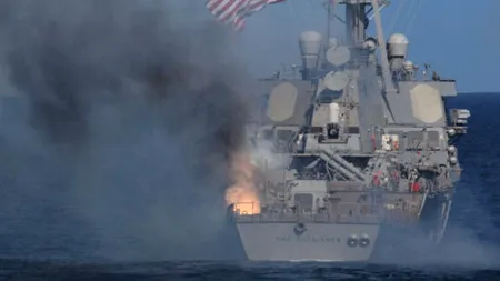 Un distrugător american a fost avariat după explozia unei rachete în timpul unui exercițiu militar